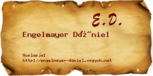Engelmayer Dániel névjegykártya